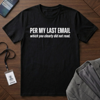 Per My Last Email