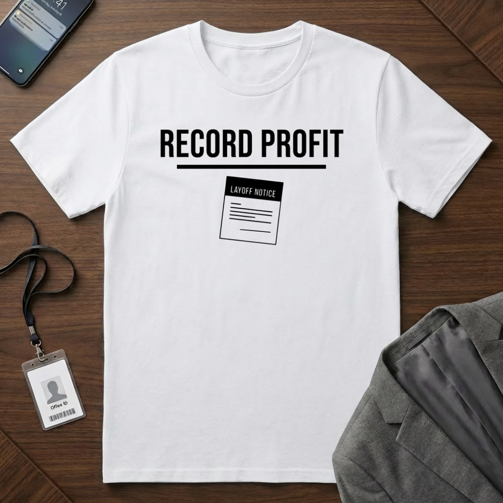 Record Profit - Layoff